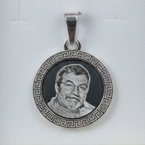 Medalla de Plata Foto Premium más Frase