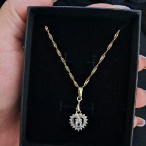 Collar Corazón de Cristal Eterno