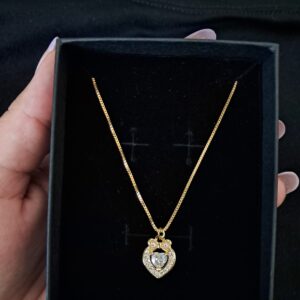 Collar Corazón Lazo
