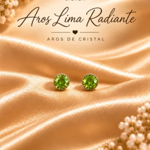 Aros Lima Radiante de Plata 925, diseño completo sin precio impreso