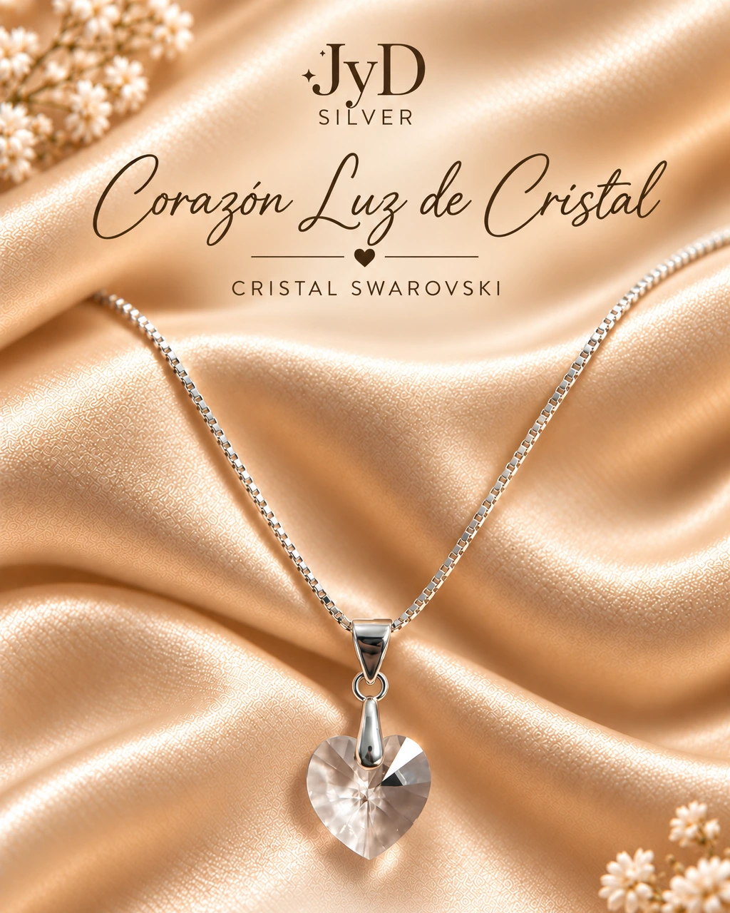 Collar Corazón Luz de Cristal — imagen principal