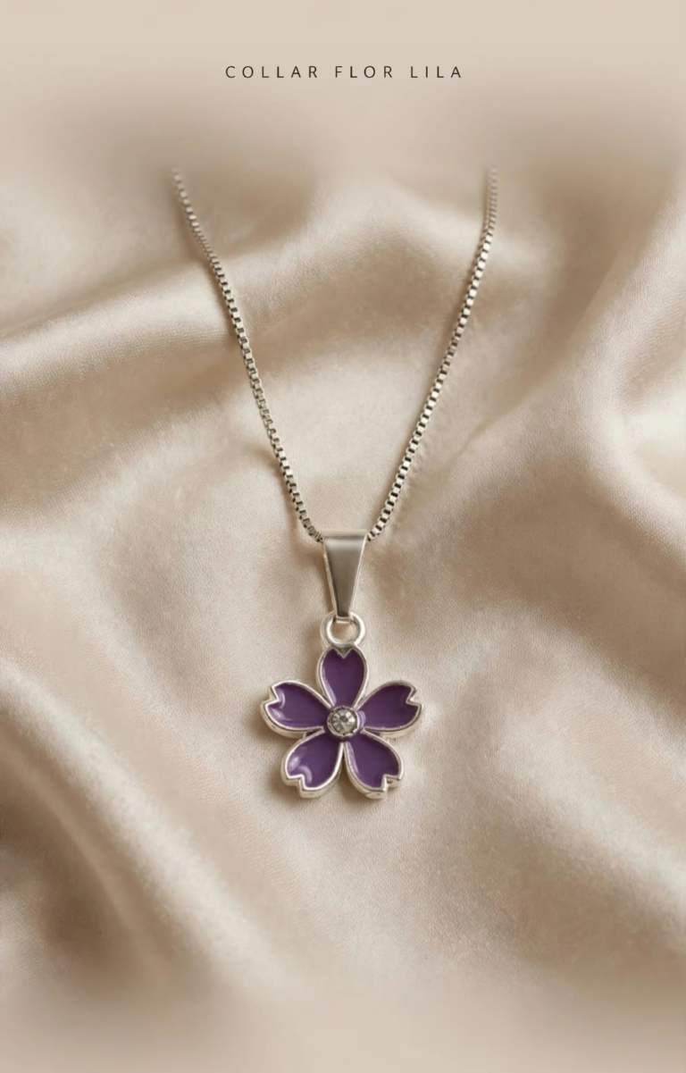 Collar Flor Lila