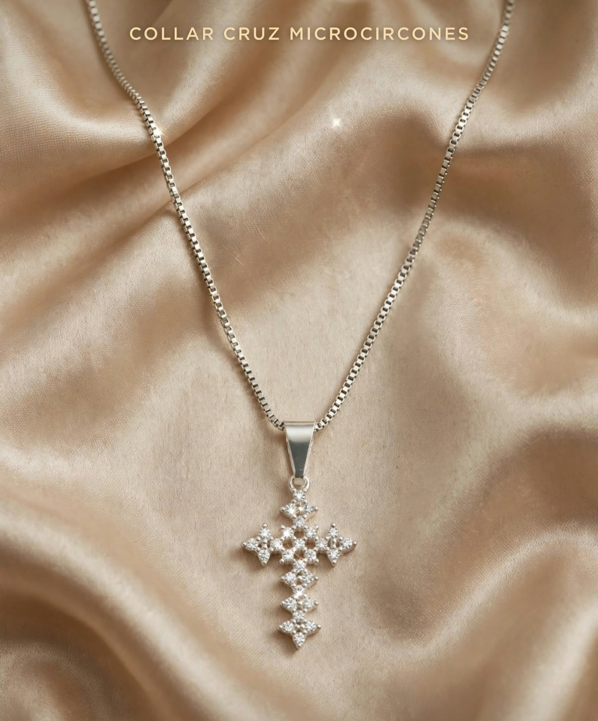 Collar Cruz Microcircones