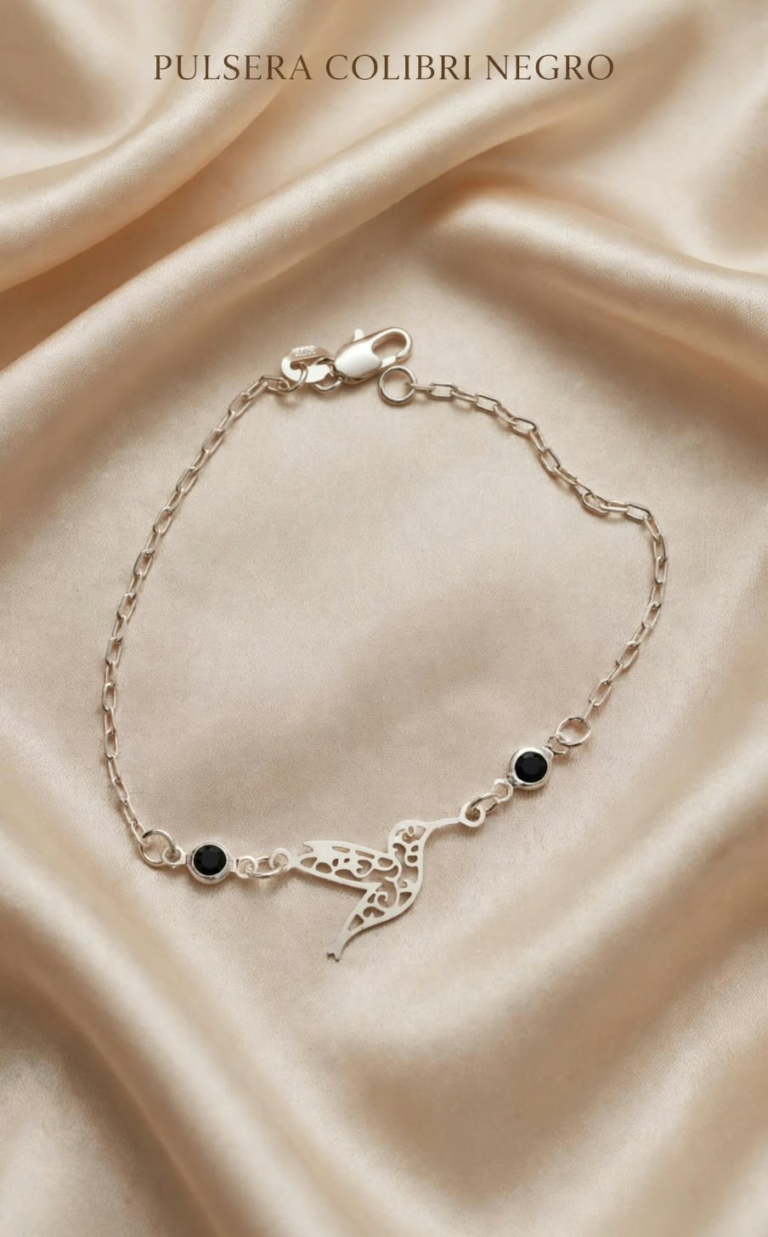 Pulsera Colibrí Negro