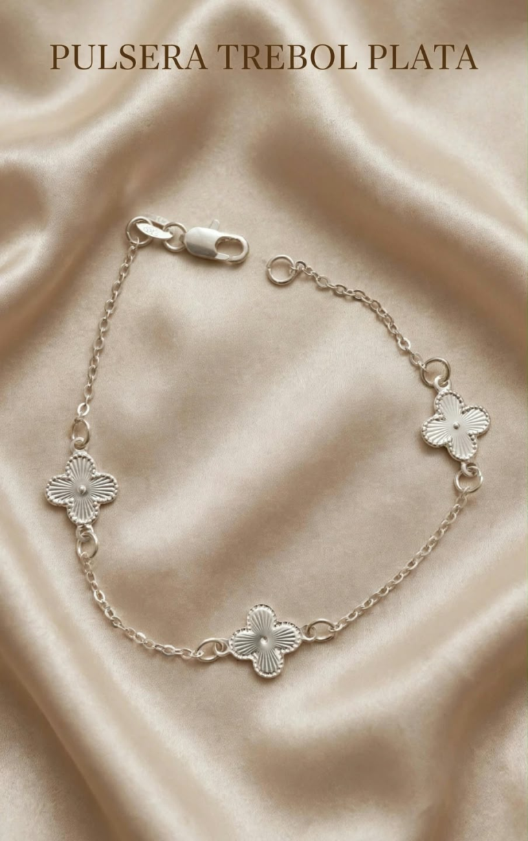 Pulsera Trébol de Plata