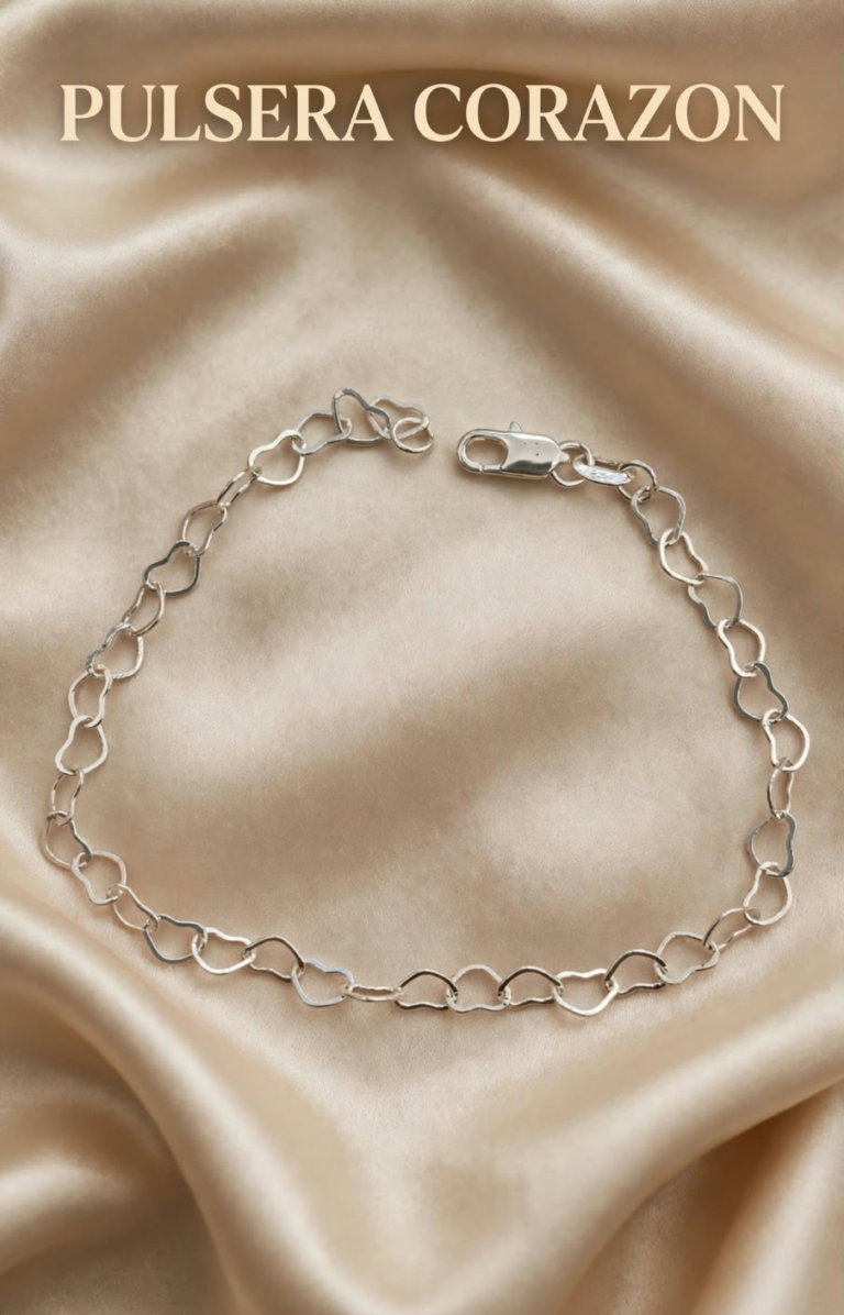 Pulsera Cadena Corazones