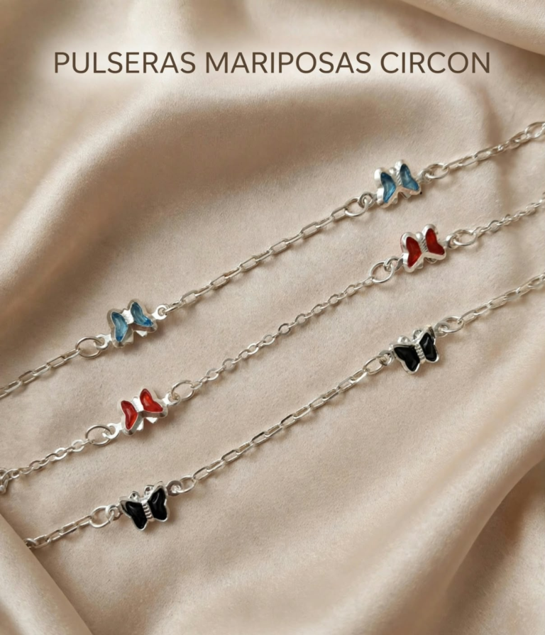 Pulsera Mariposas Circón