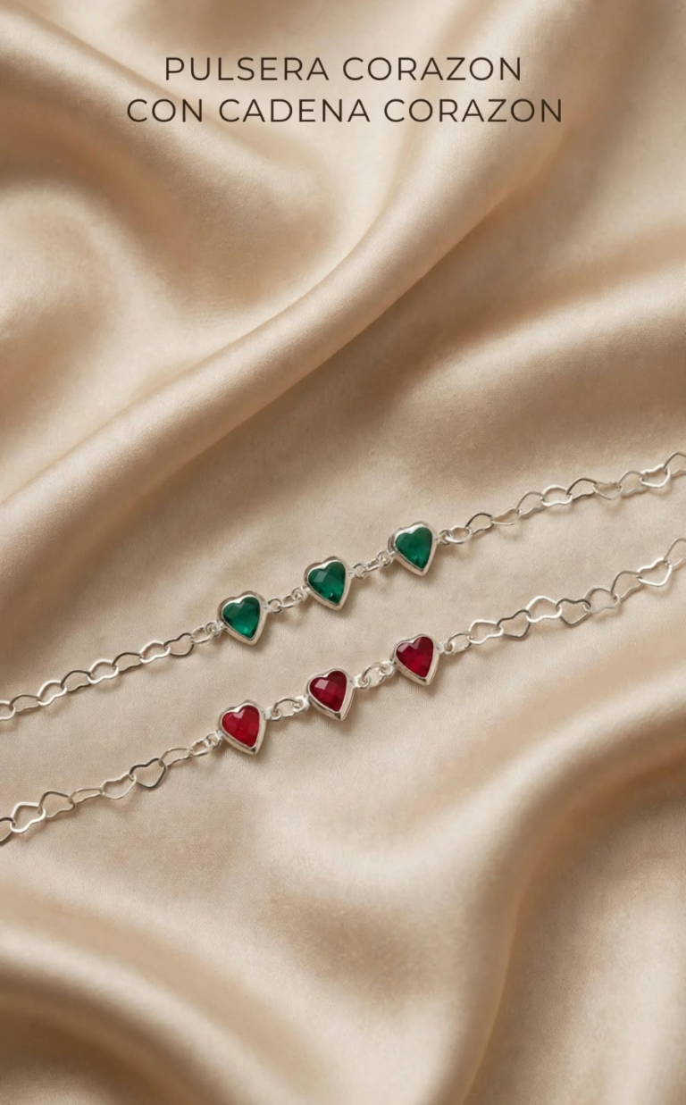 Pulsera Corazón con Cadena Corazón