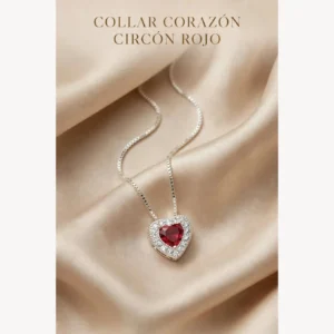 Collar Corazón Rojo