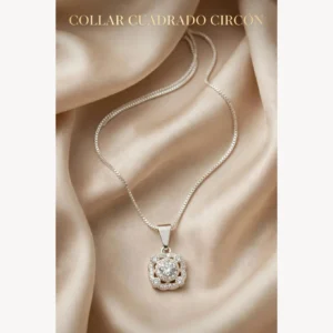 Collar Cuadrado Destellos