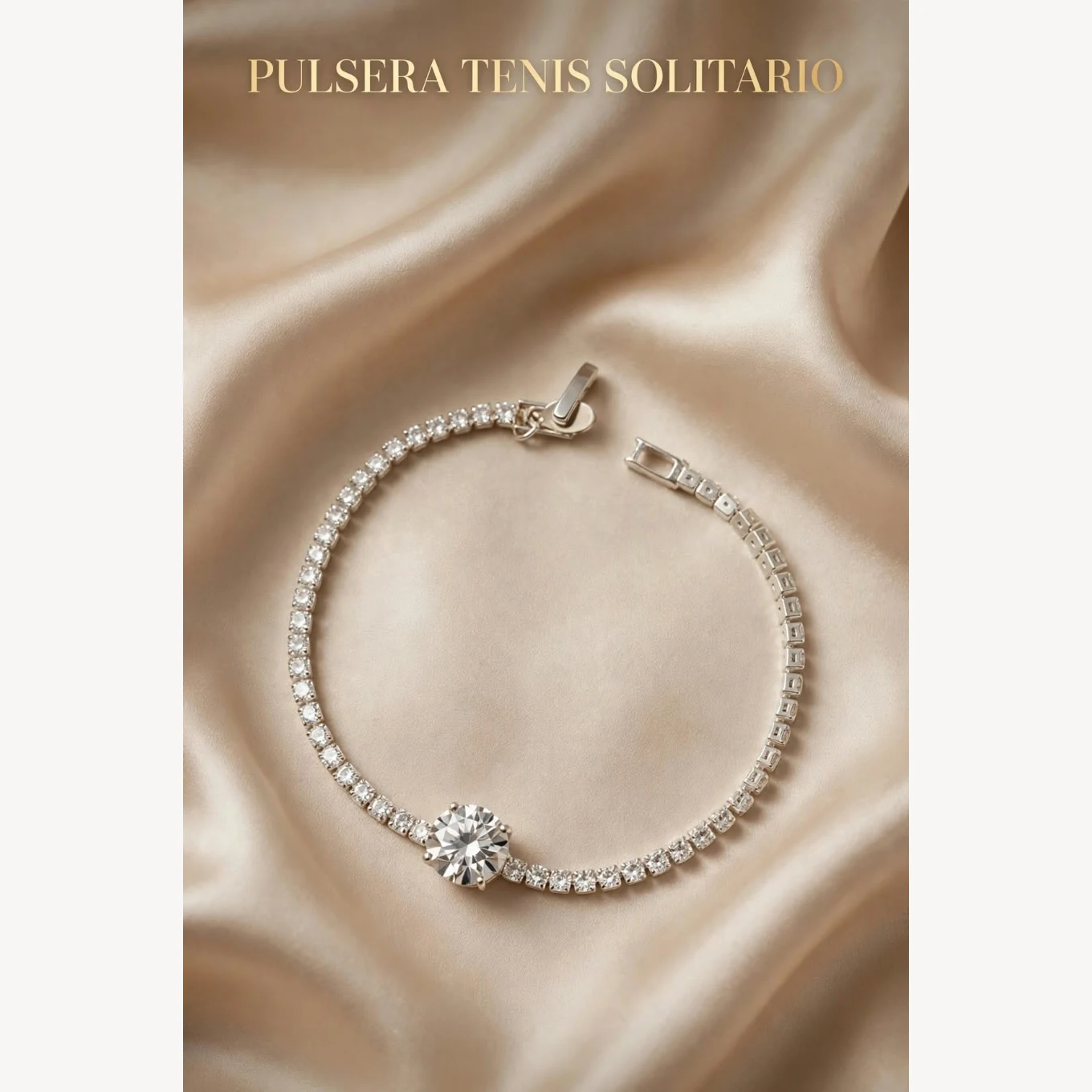 Pulsera Solitario Brillo — imagen principal