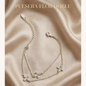 Pulsera Doble Flor