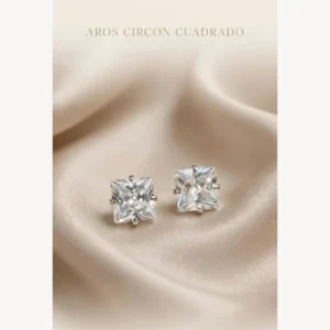 Aros Cuadrados Brillo