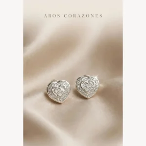 Aros Corazón Doble
