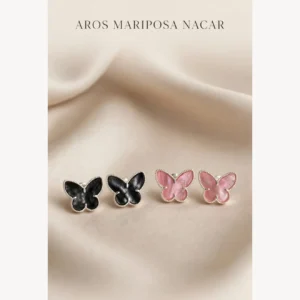 Aros Mariposa de Color