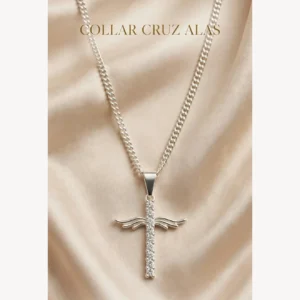 Collar Cruz con Alas
